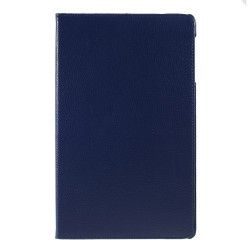 Περιστρεφόμενη Δερμάτινη Θήκη Βιβλίο με Βάση Στήριξης για Samsung Galaxy Tab A 10.1 (2019) SM-T510 / T515 - Σκούρο Μπλε