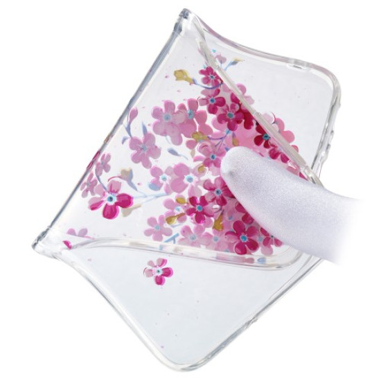 Pattern Printing IMD TPU Case for Samsung Galaxy A70 - Pink Flower Samsung Cases Mobile