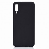 Soft Frosted TPU Case for Samsung Galaxy A70 - Black