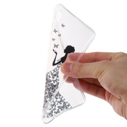 Pattern Printing TPU Case for Samsung Galaxy A50 - Beauty Pattern