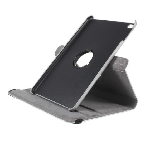 Περιστρεφόμενη Δερμάτινη Θήκη Βιβλίο με Βάση Στήριξης για iPad mini (2019) 7.9 inch - Ασημί Apple Θήκες Tablet