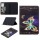 Tablet Case for iPad mini (2019) 7.9 inch Pattern Printing PU Leather Wallet Stand Shell - Golden Butterflies Apple Cases Tablet