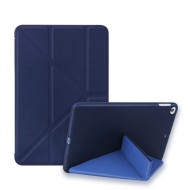 Δερμάτινη Θήκη Βιβλίο με Βάση Στήριξης (Origami) για iPad mini (2019) 7.9 inch / mini 4 - Σκούρο Μπλε