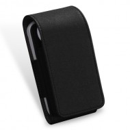 DUX DUCIS Δερμάτινη Θήκη με Όψη Υφάσματος για iQOS Electronic Cigarette - Μαύρο