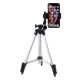 3110 Aluminum Adjustable Tripod Holder with Phone Clamp, Clamp Width: 57-83mm Holders & Docks