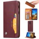 Auto-absorbed Leather Stand Wallet Cellphone Case with Card Slots for Xiaomi Pocophone F1 / Poco F1 (India) - Wine Red XIAOMI Cases Mobile