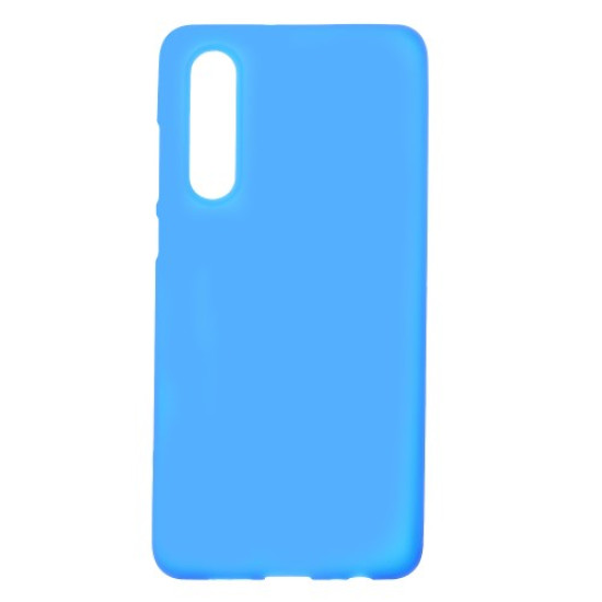 Θήκη Σιλικόνης TPU Ματ για Huawei P30 - Μπλε Huawei Θήκες Κινητών