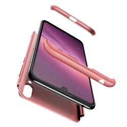 GKK 360 μοιρών Σκληρή Θήκη Ματ με Βελούδινη Υφή Πρόσοψης και Πλάτης για Huawei Y7 Pro (2019) / Enjoy 9 - Ροζέ Χρυσαφί GKK 360 μοιρών Σκληρή Θήκη Ματ με Βελούδινη Υφή Πρόσοψης και Πλάτης για Huawei Y7 Pro (2019) / Enjoy 9 - Ροζέ Χρυσαφί