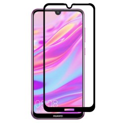 HAT PRINCE Σκληρυμένο Γυαλί (Tempered Glass) Προστασίας Οθόνης Πλήρης Κάλυψης για Y7 Pro (2019) - Μαύρο