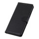 Litchi Texture Wallet Stand Leather Mobile Phone Cover for Samsung Galaxy A10 - Black Samsung Cases Mobile