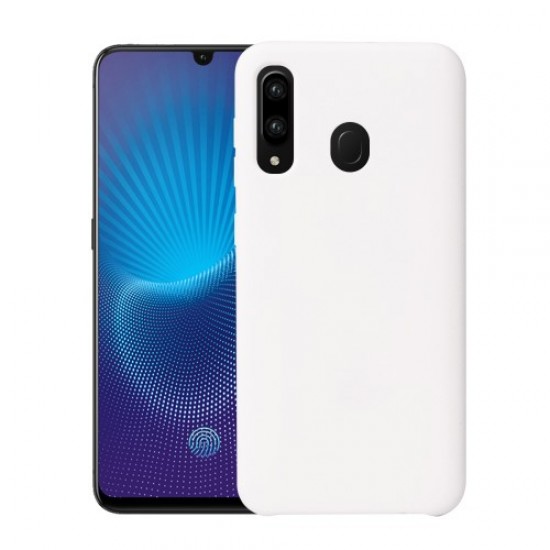 HOWMAK Rubberized Silky Soft TPU Cover for Samsung Galaxy A30/A20 - White Samsung Cases Mobile