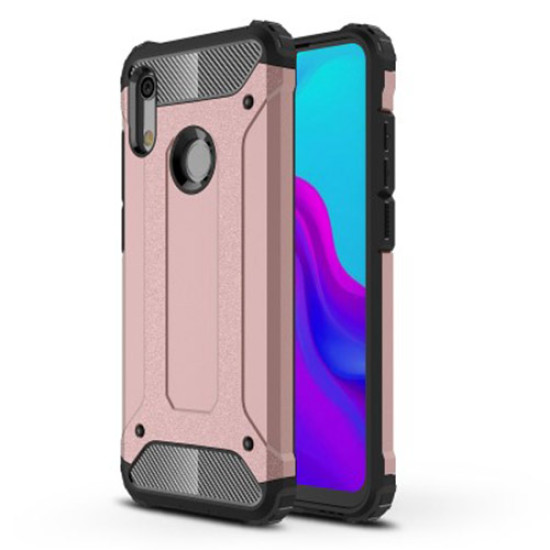 Armor Guard Plastic + TPU Hybrid Mobile Case for Huawei Honor 8A - Rose Gold Huawei Cases Mobile
