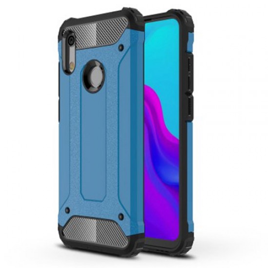Armor Guard Plastic + TPU Hybrid Cellphone Case for Huawei Honor 8A - Baby Blue Huawei Cases Mobile