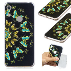 Θήκη Σιλικόνης TPU για Huawei Honor 8A - Όμορφες Πεταλούδες σε Διάταξη Σχήματος Λουλουδιού Θήκη Σιλικόνης TPU για Huawei Honor 8A - Όμορφες Πεταλούδες σε Διάταξη Σχήματος Λουλουδιού