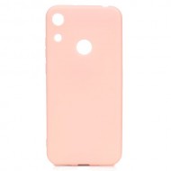 Soft Frosted TPU Case for Huawei Honor 8A - Pink