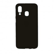 Double-sided Matte TPU Case for Samsung Galaxy A40 - Black