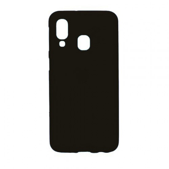 Double-sided Matte TPU Case for Samsung Galaxy A40 - Black Samsung Cases Mobile