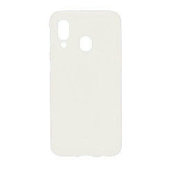 Θήκη Σιλικόνης TPU Ματ για Samsung Galaxy A40 - Λευκό