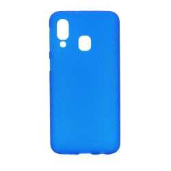 Θήκη Σιλικόνης TPU Ματ για Samsung Galaxy A40 - Μπλε