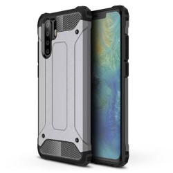 Tough Armor Υβριδική Θήκη Σιλικόνης TPU σε Συνδυαμό με Πλαστικό για Huawei P30 Pro - Γκρι