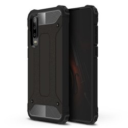 Tough Armor Υβριδική Θήκη Σιλικόνης TPU σε Συνδυαμό με Πλαστικό για Huawei P30 - Μαύρο