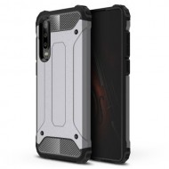 Armor Guard Plastic + TPU Hybrid Case Shell for Huawei P30 - Grey