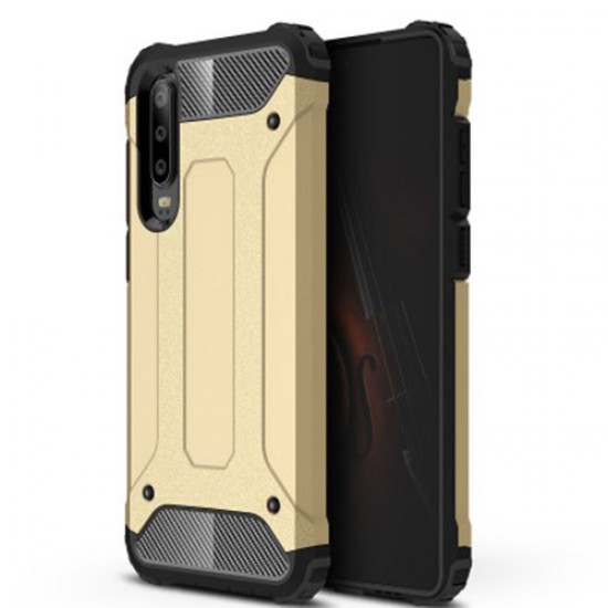 Armor Guard Plastic + TPU Combo Phone Case for Huawei P30 - Gold Huawei Cases Mobile
