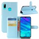 Litchi Skin PU Leather Protection Phone Cover for Huawei P30 Lite - Blue Huawei Cases Mobile