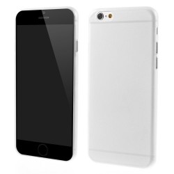 Ultrathin 0.7mm Matte Plastic Case for iPhone 6s / 6 4.7 inch - White