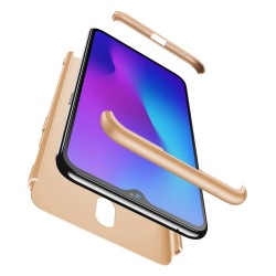 GKK 360 μοιρών Σκληρή Θήκη Ματ με Βελούδινη Υφή Πρόσοψης και Πλάτης για OnePlus 6T - Χρυσαφί GKK 360 μοιρών Σκληρή Θήκη Ματ με Βελούδινη Υφή Πρόσοψης και Πλάτης για OnePlus 6T - Χρυσαφί