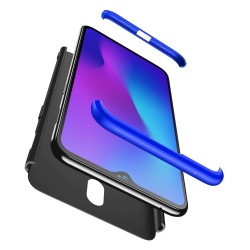 GKK 360 μοιρών Σκληρή Θήκη Ματ με Βελούδινη Υφή Πρόσοψης και Πλάτης για OnePlus 6T - Μαύρο/Μπλε GKK 360 μοιρών Σκληρή Θήκη Ματ με Βελούδινη Υφή Πρόσοψης και Πλάτης για OnePlus 6T - Μαύρο/Μπλε