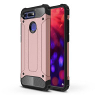 Tough Armor Υβριδική Θήκη Σιλικόνης TPU σε Συνδυαμό με Πλαστικό για Huawei Honor View 20 / V20 - Ροζέ Χρυσαφί