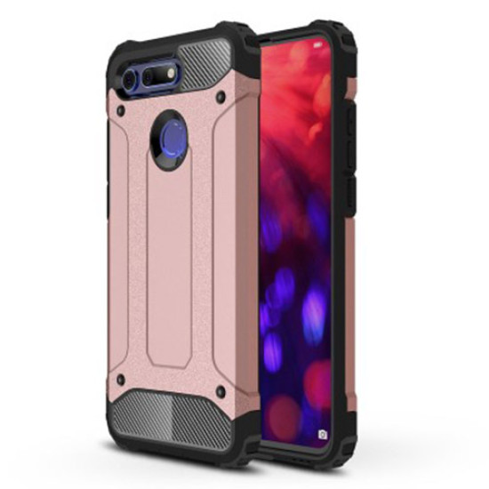 Armor Guard Plastic + TPU Hybrid Case Accessory for Huawei Honor View 20 / Honor V20 - Rose Gold Huawei Cases Mobile