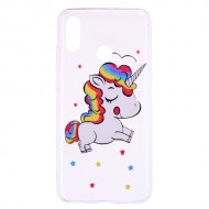 Θήκη Σιλικόνης TPU για Huawei P Smart (2019) / Honor 10 Lite - Χαριτωμένο Μονοκεράκι