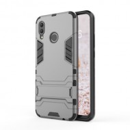 Cool Guard PC TPU Combo Mobile Shell with Kickstand for Huawei nova 3 - Grey