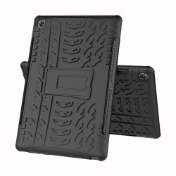 Tyre Pattern PC + TPU Hybrid Case for Huawei MediaPad M5 10 / 10 (Pro) - Black