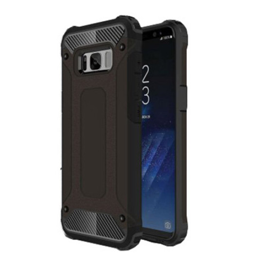 Tough Armor Υβριδική Θήκη Σιλικόνης TPU σε Συνδυαμό με Πλαστικό για Samsung Galaxy S8 Plus - Μαύρο Samsung Θήκες Κινητών