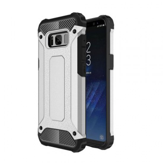 Armor Guard Plastic + TPU Combo Case for Samsung Galaxy S8 Plus - Silver Samsung Cases Mobile