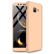 GKK [Detachable 3-Piece] Matte Hard Protective Cover for Samsung Galaxy J4 Plus / J4 Prime - Gold