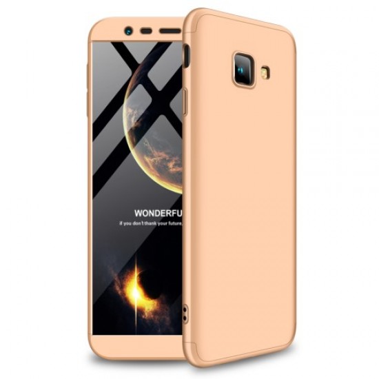 GKK [Detachable 3-Piece] Matte Hard Protective Cover for Samsung Galaxy J4 Plus / J4 Prime - Gold Samsung Cases Mobile