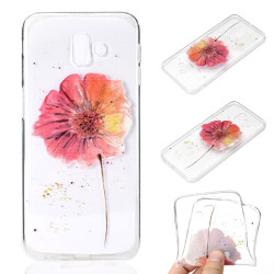 Θήκη Σιλικόνης TPU για Samsung Galaxy J6 Plus - Όμορφο Λουλούδι