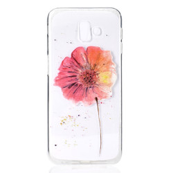 Θήκη Σιλικόνης TPU για Samsung Galaxy J6 Plus - Όμορφο Λουλούδι