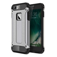 Armor Guard Plastic + TPU Phone Case for iPhone 8 Plus / 7 Plus 5.5 inch - Grey
