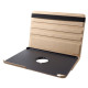 Litchi Grain Leather Protection Case with 360 Degree Swivel Stand for iPad Pro 11-inch (2018) - Gold Apple Cases Tablet