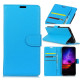 Litchi Texture Wallet PU Leather Protection Case for Huawei Y7 (2019) - Blue Huawei Cases Mobile