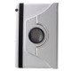 Litchi Skin Leather Case Cover with Rotating Stand for Huawei MediaPad T5 10 - White Huawei Tablets Case