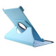 Litchi Skin Leather Protective Case with Rotating Stand for Huawei MediaPad T5 10 - Baby Blue Huawei Tablets Case