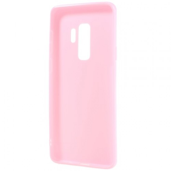 Θήκη Σιλικόνης TPU Ματ για Samsung Galaxy S9 Plus G965 - Ροζ Samsung Θήκες Κινητών