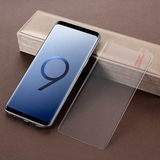 3D Full Glue UV Liquid Tempered Glass Screen Guard Film + UV Lamp for Samsung Galaxy S9+ SM-G965 Samsung Screen Protectors