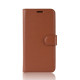 Litchi Texture Wallet Stand Leather Mobile Phone Cover for iPhone Xs Max 6.5-inch - Brown Apple Cases Mobile